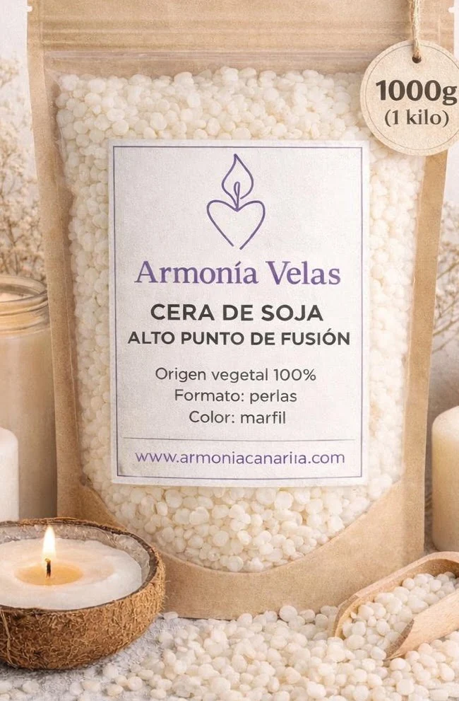 Cera de soja de alto punto de fusión